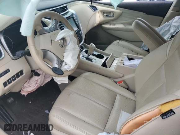 2016 Nissan Murano SL z VIN 5N1AZ2MH3GN128490, wystawiony jako Copart lot #55619185 z przebiegiem 77 174 mil mil oraz Szkody całkowita. Historia ofert i sprzedaży dostępna na DreamBid. Obrazek 7.
