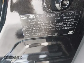 2019 Jaguar XJ z VIN SAJWA1CEXKMW22140, wystawiony jako IAAI lot #42113507 z przebiegiem 24 207 mil mil oraz . Historia ofert i sprzedaży dostępna na DreamBid. Obrazek 9.