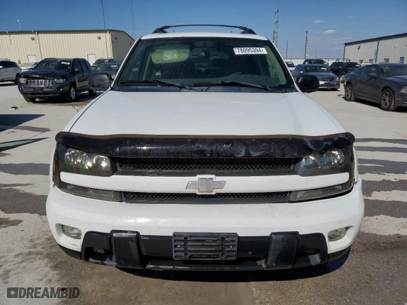 2005 Chevrolet TrailBlazer LS with VIN 1GNES16S456172896, listed as a Copart auction lot 78095394 with 191,248 mi miles and Salvage Title. Bid and sale history available at carsss.com. Image 5.