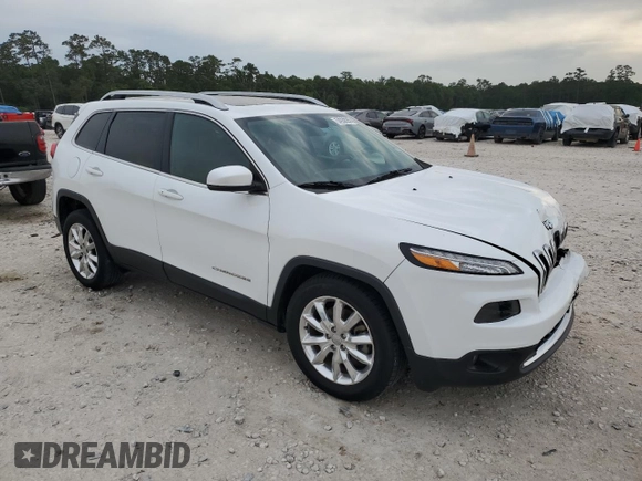 2017 Jeep Cherokee Limited with VIN 1C4PJLDB3HW540458, listed as a Copart auction lot 54938355 with 91,121 mi miles and Clean title. Bid and sale history available at DreamBid. Image 4.