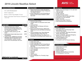 2019 Lincoln Nautilus Select with VIN 2LMPJ8K92KBL66484, listed as a Copart auction lot 37127203 with 29,958 mi miles. Bid and sale history available at carsss.com. Image 13.