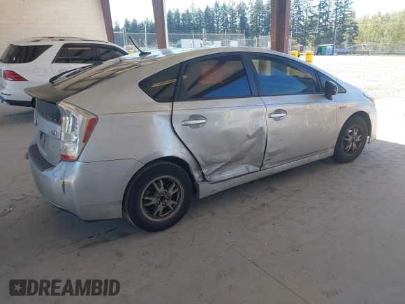 2010 Toyota Prius II with VIN JTDKN3DU8A0167894, listed as a IAAI auction lot 42078503 with 387,366 mi miles. Bid and sale history available at carsss.com. Image 4.