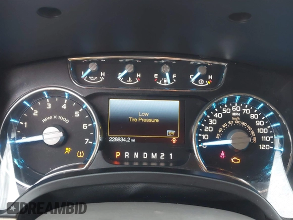 2011 Ford F-150 XLT with VIN 1FTFW1ET7BKD43896, listed as a IAAI auction lot 41709050 with 228,834 mi miles. Bid and sale history available at carsss.com. Image 7.
