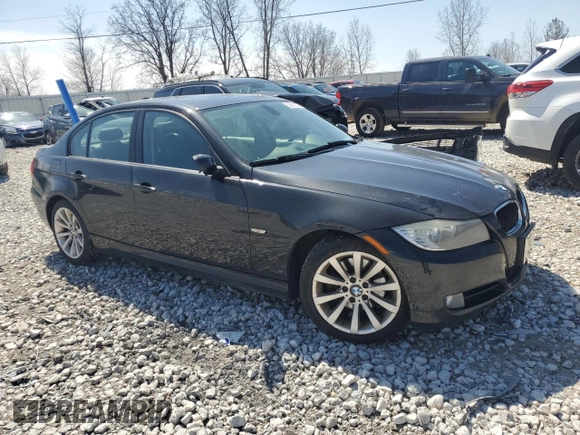 2011 BMW 3 Series 328i with VIN WBAPH7G50BNN06836, listed as a Copart auction lot 52962555 with 0 mi miles and Clean Title. Bid and sale history available at carsss.com. Image 4.