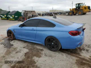 2015 BMW M4 with VIN WBS3R9C51FF708741, listed as a Copart auction lot 50314044 with 80,043 mi miles. Bid and sale history available at carsss.com. Image 2.