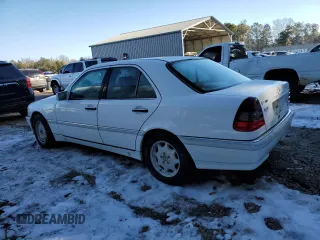 1998 Mercedes-Benz C 230/260/280/320 with VIN WDBHA23G1WA570692, listed as a Copart auction lot 42593755 with Not Provided miles and Salvage Title. Bid and sale history available at carsss.com. Image 2.