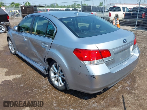2013 Subaru Legacy Limited with VIN 4S3BMCK63D3006833, listed as a IAAI auction lot 42470849 with 135,474 mi miles and . Bid and sale history available at DreamBid. Image 3.