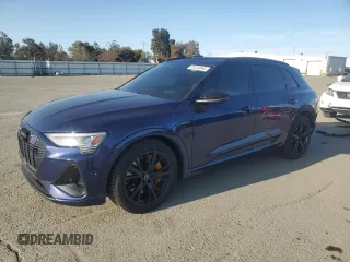 2022 Audi e-tron Chronos with VIN WA1VABGE8NB041160, listed as a Copart auction lot 51674345 with 51,743 mi miles and Salvage title. Bid and sale history available at DreamBid. Image 1.
