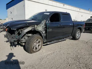 2017 Ram 1500 Laramie with VIN 1C6RR7NT5HS667744, listed as a Copart auction lot 63585745 with 87,706 mi miles and Salvage title. Bid and sale history available at DreamBid. Image 1.