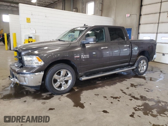 2018 Ram 1500 Big Horn with VIN 3C6RR7LTXJG198280, listed as a Copart auction lot 47587635 with 80,998 mi miles and Salvage Title. Bid and sale history available at carsss.com. Image 1.