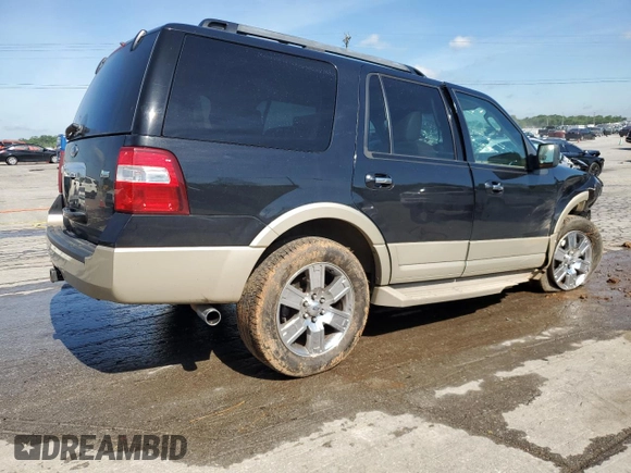 2010 Ford Expedition Eddie Bauer with VIN 1FMJU1H54AEA34442, listed as a Copart auction lot 55805815 with 135,750 mi miles and Salvage title. Bid and sale history available at DreamBid. Image 3.