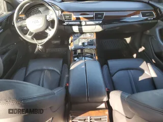 2015 Audi A8 L 4.0T with VIN WAU32AFD7FN041466, listed as a Copart auction lot 47211805 with 85,446 mi miles and Salvage Title. Bid and sale history available at carsss.com. Image 8.