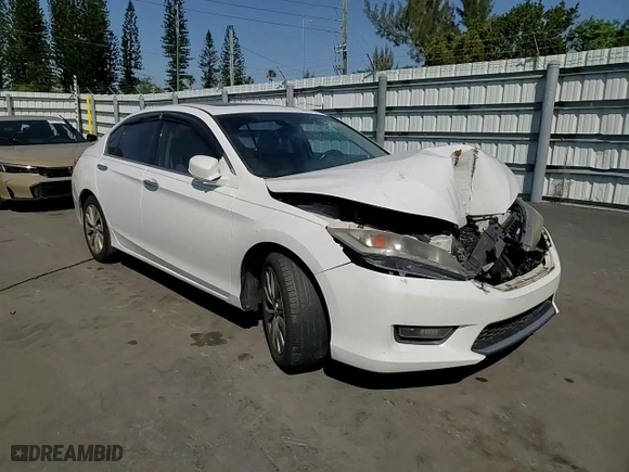 2015 Honda Accord Sedan EX-L with VIN 1HGCR3F87FA036595, listed as a Copart auction lot 48614945 with 190,317 mi miles and Salvage Title. Bid and sale history available at carsss.com. Image 11.