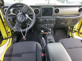 2022 Jeep Wrangler Unlimited High Tide with VIN 1C4HJXDG9NW249658, listed as a Copart auction lot 74501134 with Not Provided miles and Non Repairable. Bid and sale history available at DreamBid. Image 8.