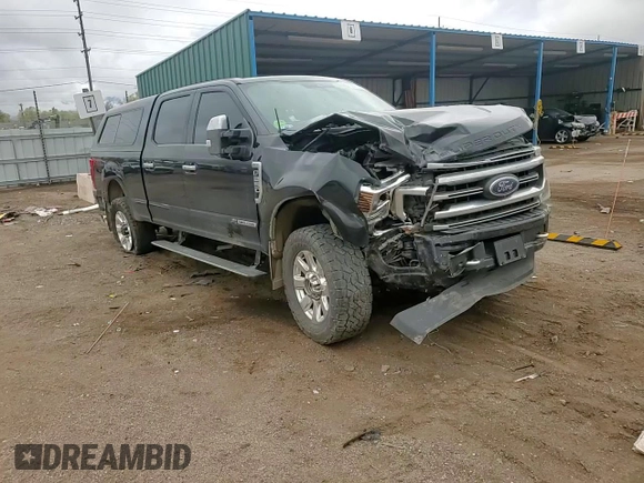 2020 Ford F-250 XL with VIN 1FT8W2BT7LEE77472, listed as a Copart auction lot 55631295 with 82,010 mi miles and Salvage title. Bid and sale history available at DreamBid. Image 13.