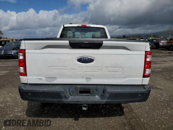 2022 Ford F-150 XL with VIN 1FTEX1CP0NKD24934, listed as a Copart auction lot 47757995 with 112,572 mi miles and Salvage title. Bid and sale history available at DreamBid. Image 6.