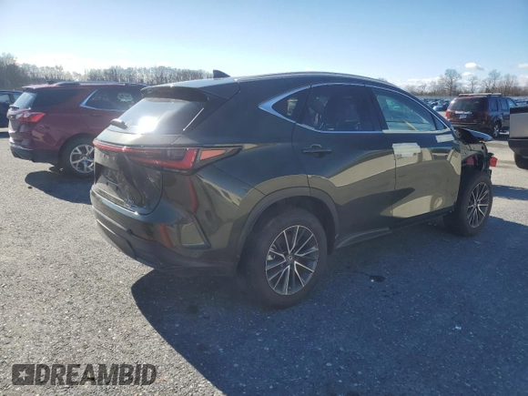 2023 Lexus NX with VIN 2T2GGCEZ3PC027787, listed as a Copart auction lot 43335365 with 16,861 mi miles and Salvage Title. Bid and sale history available at carsss.com. Image 3.