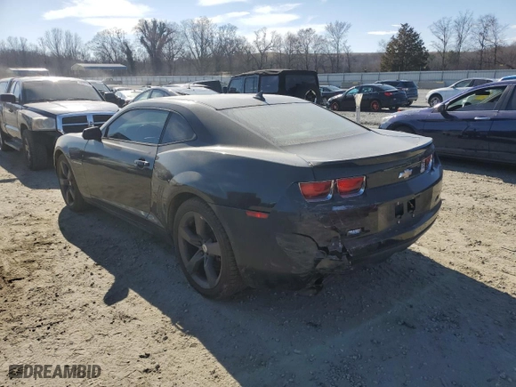 2012 Chevrolet Camaro 1LT with VIN 2G1FB1E39C9207213, listed as a Copart auction lot 46173525 with 186,336 mi miles and Salvage Title. Bid and sale history available at carsss.com. Image 2.