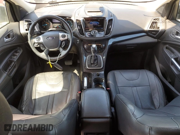2013 Ford Escape Titanium with VIN 1FMCU0J99DUB46714, listed as a Copart auction lot 51347965 with 186,488 mi miles and Salvage Title. Bid and sale history available at carsss.com. Image 8.