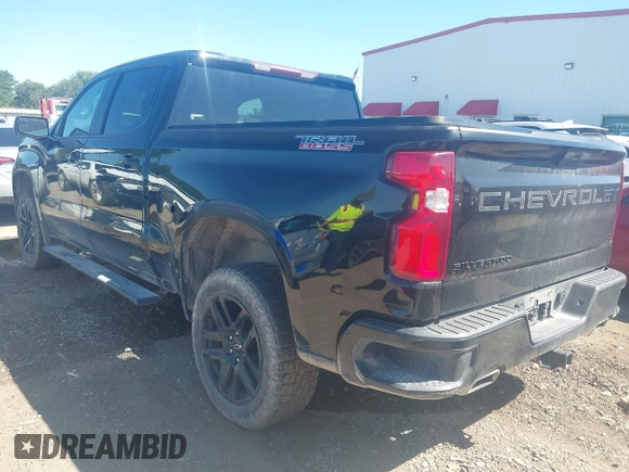 2021 Chevrolet Silverado 1500 LT Trail Boss with VIN 1GCPYFED7MZ407580, listed as a IAAI auction lot 42078081 with 64,299 mi miles and . Bid and sale history available at DreamBid. Image 3.