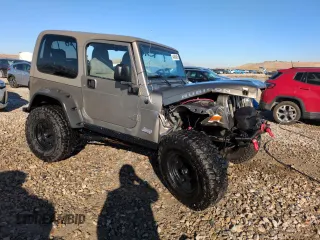 2004 Jeep Wrangler Rubicon with VIN 1J4FA69S14P749749, listed as a Copart auction lot 44458485 with 99,121 mi miles and Salvage Title. Bid and sale history available at carsss.com. Image 4.