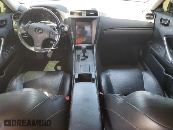 2012 Lexus IS 250 with VIN JTHBF5C29C5161485, listed as a Copart auction lot 51951355 with Not Provided miles and Salvage Title. Bid and sale history available at DreamBid. Image 8.