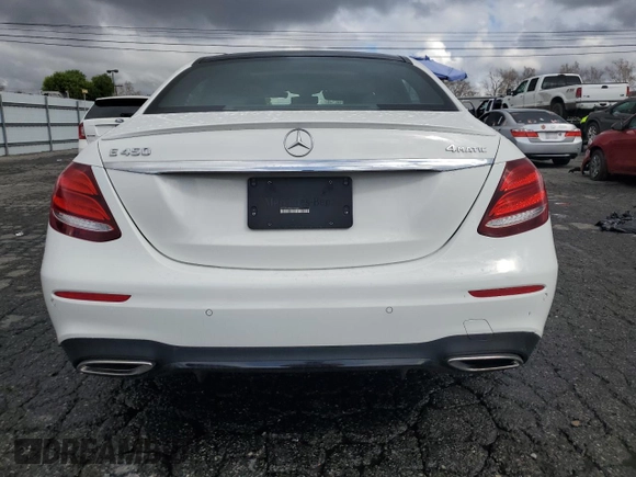 2019 Mercedes-Benz E 450 with VIN WDDZF6JB9KA499389, listed as a Copart auction lot 43795705 with 88,619 mi miles and Clean Title. Bid and sale history available at DreamBid. Image 6.
