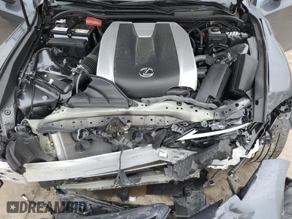 2023 Lexus IS 350 F Sport with VIN JTHGZ1B23P5068846, listed as a Copart auction lot 51160415 with 10,279 mi miles and Salvage title. Bid and sale history available at DreamBid. Image 12.