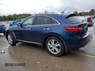 2013 Infiniti FX with VIN JN8CS1MWXDM171286, listed as a Copart auction lot 71701993 with 76,050 mi miles and Salvage Title. Bid and sale history available at carsss.com. Image 2.