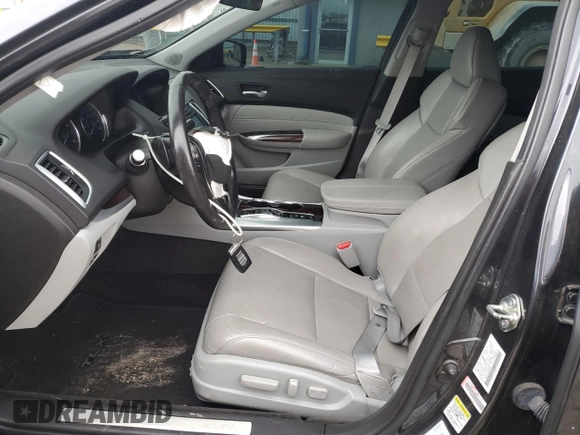 2016 Acura TLX Advance with VIN 19UUB3F74GA000641, listed as a Copart auction lot 55350555 with 135,221 mi miles and Salvage title. Bid and sale history available at DreamBid. Image 7.