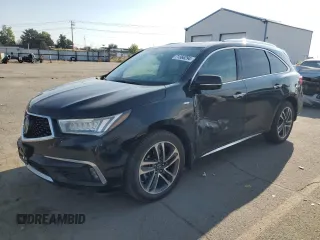 2017 Acura MDX Sport Hybrid w/Advance Pkg with VIN 5FRYD7H75HB001013, listed as a Copart auction lot 71366294 with 59,633 mi miles and Salvage Title. Bid and sale history available at carsss.com. Image 1.