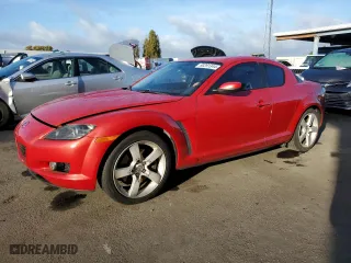 2004 Mazda RX-8 with VIN JM1FE173340103274, listed as a Copart auction lot 80391344 with 0 mi miles and Salvage Title. Bid and sale history available at carsss.com. Image 1.