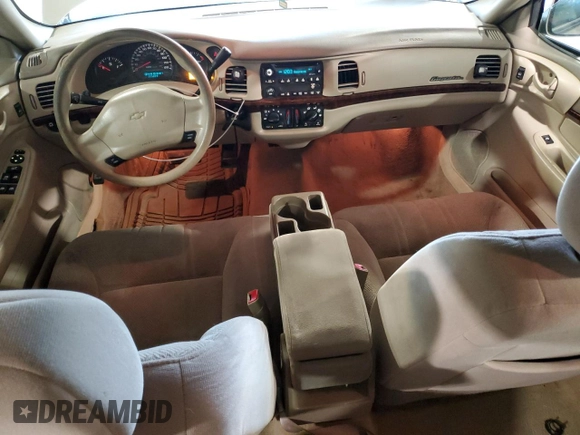 2002 Chevrolet Impala with VIN 2G1WF52E629355576, listed as a Copart auction lot 61013485 with 205,822 mi miles and Salvage title. Bid and sale history available at DreamBid. Image 8.