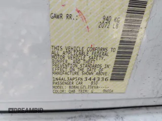 2015 Nissan Altima SL with VIN 1N4AL3AP5FN344336, listed as a IAAI auction lot 41467677 with 89,403 mi miles and . Bid and sale history available at carsss.com. Image 9.