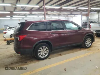 2019 Honda Pilot LX with VIN 5FNYF5H10KB041471, listed as a Copart auction lot 46479615 with 61,513 mi miles and Clean Title. Bid and sale history available at DreamBid. Image 3.
