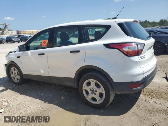 2017 Ford Escape S with VIN 1FMCU0F76HUB29267, listed as a Copart auction lot 65776434 with Not provided miles and Salvage title. Bid and sale history available at DreamBid. Image 2.