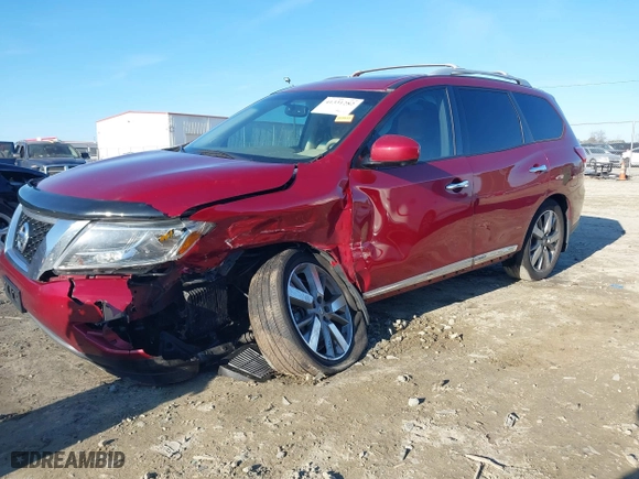2013 Nissan Pathfinder SL with VIN 5N1AR2MN0DC665105, listed as a IAAI auction lot 41331282 with 184,155 mi miles. Bid and sale history available at carsss.com. Image 17.
