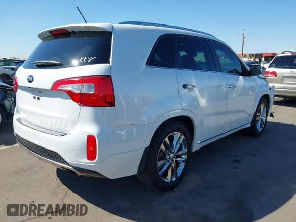 2015 Kia Sorento SX with VIN 5XYKWDA76FG630554, listed as a IAAI auction lot 41862520 with 77,457 mi miles. Bid and sale history available at carsss.com. Image 4.