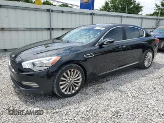 2015 Kia K900 Luxury with VIN KNALW4D41F6019868, listed as a Copart auction lot 60137945 with 70,629 mi miles and Salvage title. Bid and sale history available at DreamBid. Image 1.