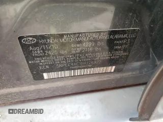 2011 Hyundai Sonata Limited with VIN 5NPEC4AC1BH126922, listed as a Copart auction lot 56028785 with 129,605 mi miles and Salvage Title. Bid and sale history available at DreamBid. Image 12.