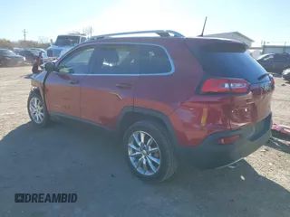 2017 Jeep Cherokee Limited with VIN 1C4PJLDBXHW661794, listed as a IAAI auction lot 40909038 with 109,609 mi miles. Bid and sale history available at carsss.com. Image 3.