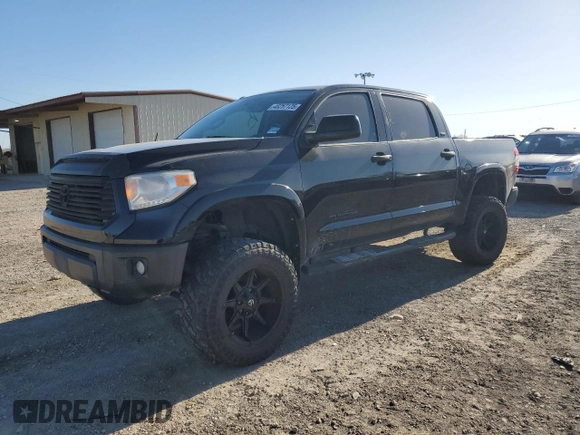 2017 Toyota Tundra SR5 with VIN 5TFEM5F16HX116622, listed as a Copart auction lot 48257125 with 109,454 mi miles and Salvage title. Bid and sale history available at DreamBid. Image 1.