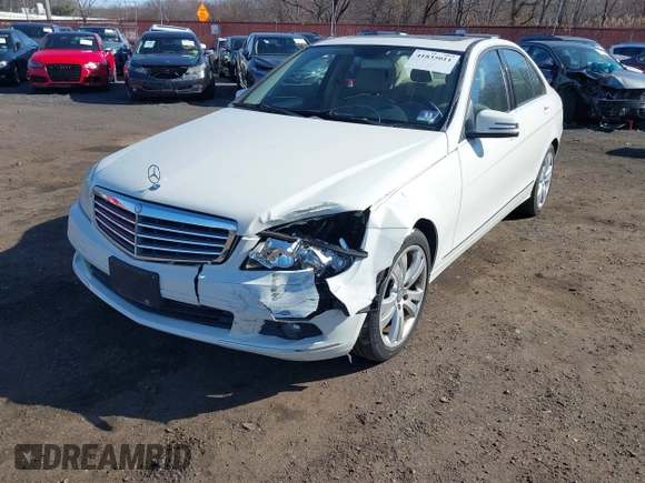 2011 Mercedes-Benz C-Class C 300 Sport with VIN WDDGF8BB7BR168068, listed as a IAAI auction lot 41835011 with 63,892 mi miles. Bid and sale history available at carsss.com. Image 6.