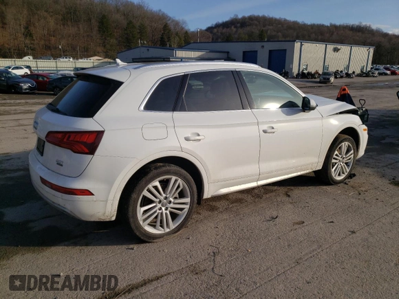 2018 Audi Q5 Premium Plus with VIN WA1BNAFY2J2235819, listed as a Copart auction lot 73505532 with 36,593 mi miles. Bid and sale history available at carsss.com. Image 3.