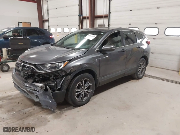2021 Honda CR-V EX-L with VIN 2HKRW2H87MH673744, listed as a IAAI auction lot 41710643 with 31,700 mi miles. Bid and sale history available at carsss.com. Image 2.