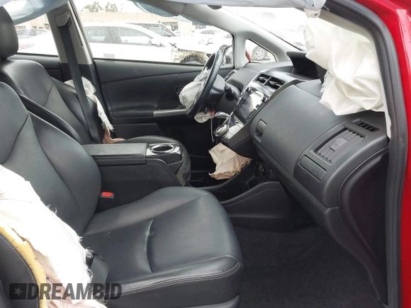 2016 Toyota Prius v Two with VIN JTDZN3EU8GJ041518, listed as a IAAI auction lot 41916830 with 106,526 mi miles. Bid and sale history available at carsss.com. Image 5.