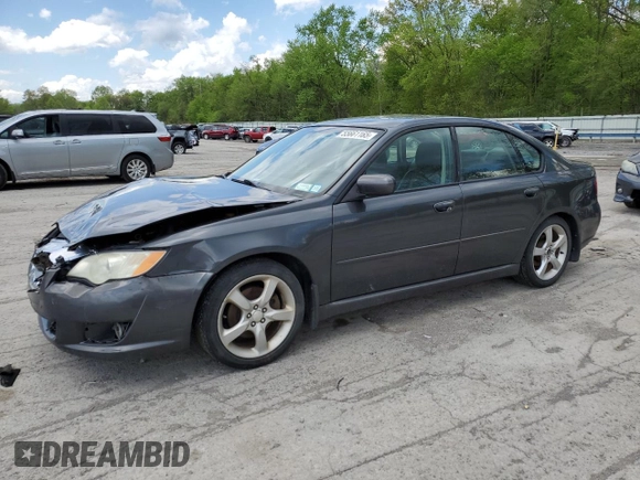 2009 Subaru Legacy Limited with VIN 4S3BL626397221925, listed as a Copart auction lot 55661165 with 204,910 mi miles and Salvage title. Bid and sale history available at DreamBid. Image 1.