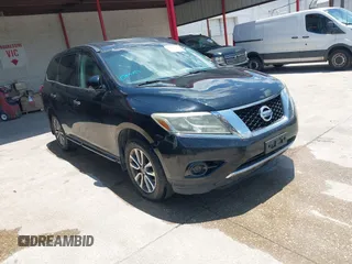 2013 Nissan Pathfinder S with VIN 5N1AR2MN2DC603415, listed as a IAAI auction lot 42562525 with 206,903 mi miles and . Bid and sale history available at DreamBid. Image 1.