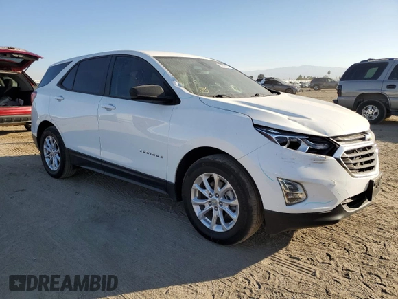 2021 Chevrolet Equinox LS with VIN 3GNAXFEV7MS104871, listed as a Copart auction lot 74592003 with 49,069 mi miles and Salvage title. Bid and sale history available at DreamBid. Image 4.