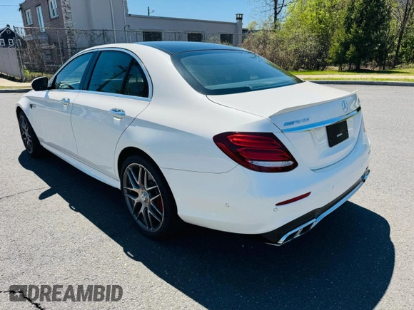 2020 Mercedes-Benz E-Class AMG E 63 S with VIN WDDZF8KB0LA727176, listed as a Copart auction lot 52074585 with 1,856 mi miles and Salvage Title. Bid and sale history available at carsss.com. Image 2.